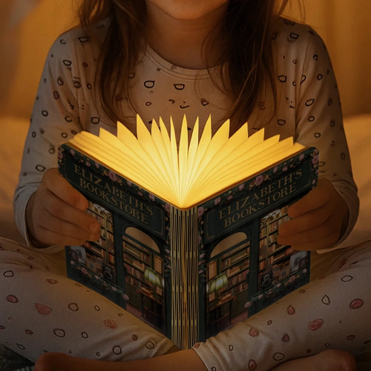 Personalized Folding Book Lamp with Custom Bookstore Cover, LED Book Light Night Light, Gift for Book Lovers Readers, Bookish Home Decor b7ca13a7-2582-4cd0-b5f0-7137281f33b0-4.jpeg