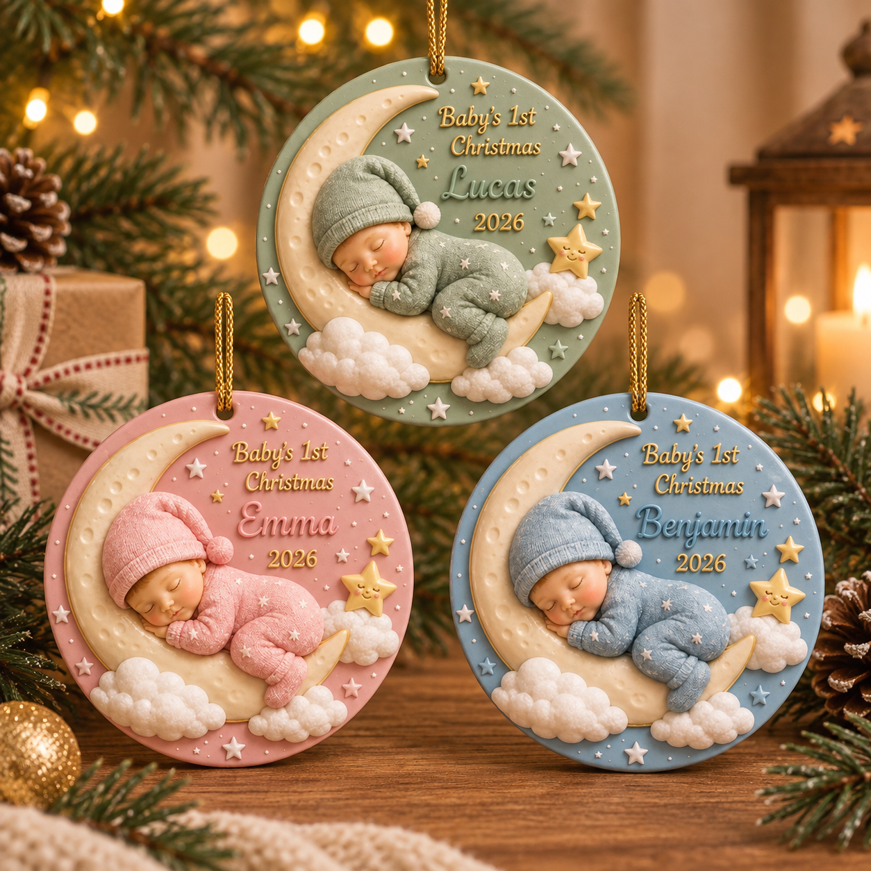Personalized 3D Relief Baby's First Christmas Ornament 2026, Custom Name Ceramic Keepsake, Sleeping Baby Moon Gift for Newborn Boy Girl b7ca4ffe-50a7-406c-90b8-d0f6a429e53c-gfhfghgf-1-.png