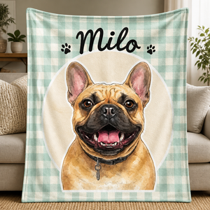 Custom Pet Portrait Name Blanket – Watercolor Medallion - Personalized Blanket b7da08db-22b8-476f-9a88-a0d0ff4fd2ab.png