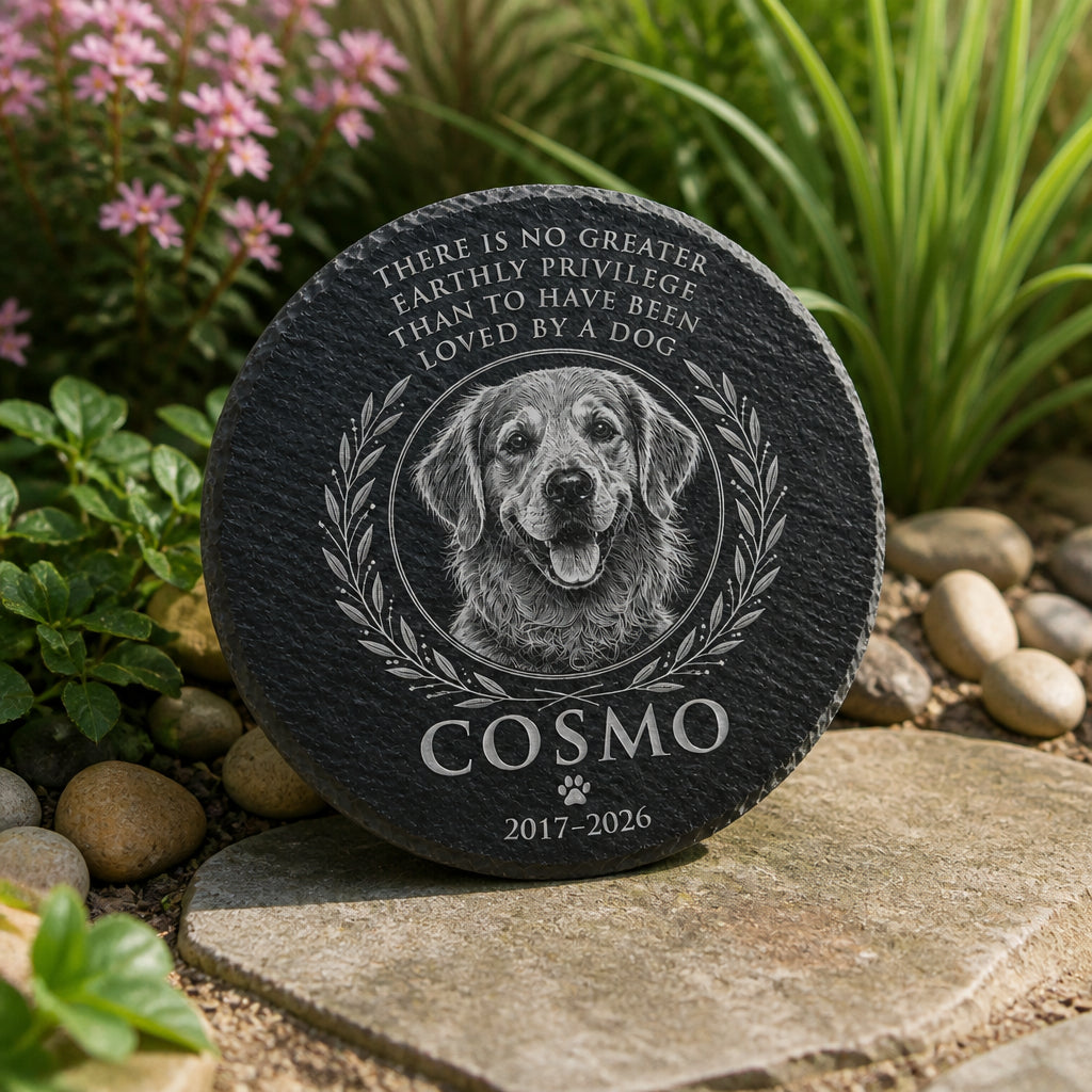 Custom Pet Memorial Stone – Etched Portrait with Name & Years - Personalized Memorial Stone b7e937f6-c237-4a9c-b119-f60ed9959858.jpg