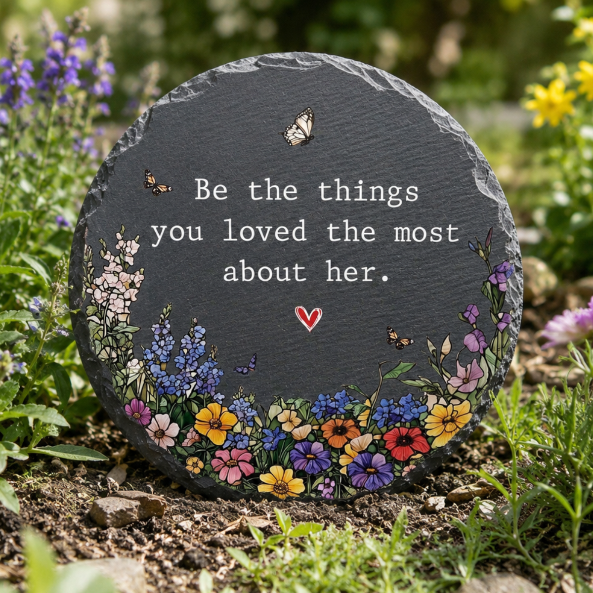 Personalized Garden Stone Sympathy Gifts Be The Things You Loved Most About Her, Loss Loved Ones Mothers Gift, Memorial Gift b7ee2b91-c701-4eb7-a2b6-477177f5876a-banner-1.png