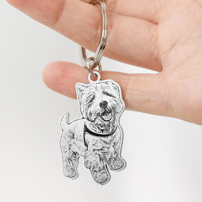 Dog photo keychain • Custom pet portrait keychain • Pet memorial gift • Dog memorial keepsake • Gift for pet loss • Gifts for dog lovers b7fa2290-4b30-464b-a992-a54f4020da2d-fgdffd-2-.jpg