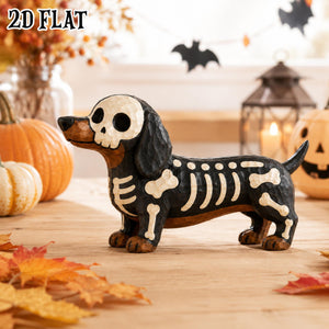 Halloween Dachshund Decor Indoor, Trick or Treat Dachshund Wooden Block, Spooky Halloween Wooden Block, Witch, Pumpkin, Vampire, Skeleton b802694e-82e0-48f4-afd4-efec6720eea0-5.jpg
