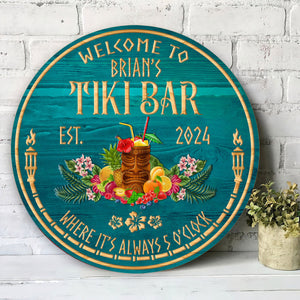 Personalized Tiki Bar Sign, Round Wood Decor for Outdoor Bar b805a159-eee0-41ae-b71a-5bcfcf9aaefb-3.jpg