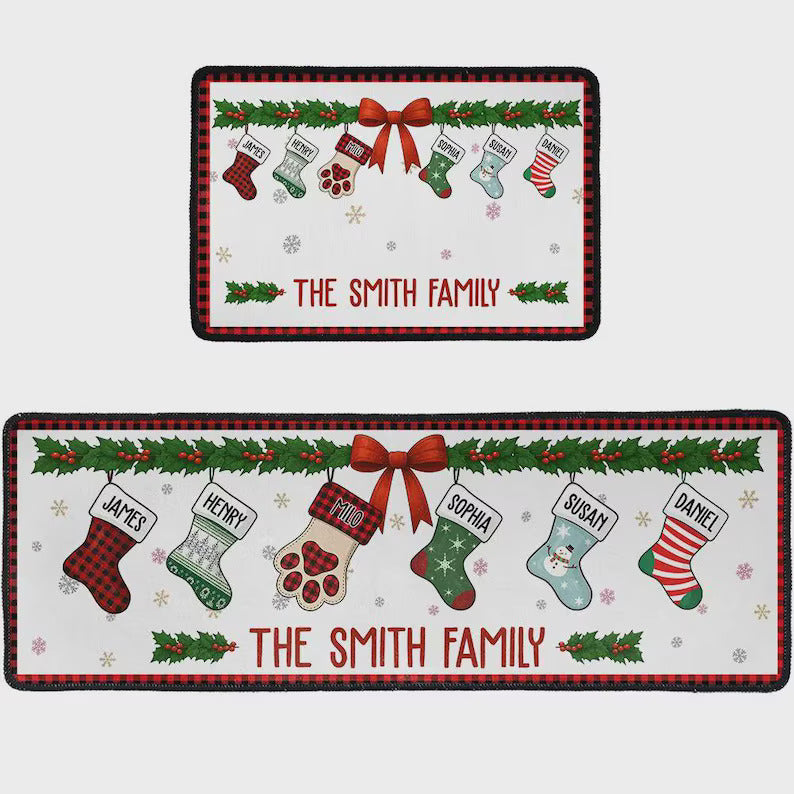 Custom First Christmas In New Home Runner Rug, Personalized Family Name Floor Mat, Holiday Hallway Decor Entryway Mat b8110de5-0621-4c5b-bb55-1201a8b77071-dsfds-5-.jpg