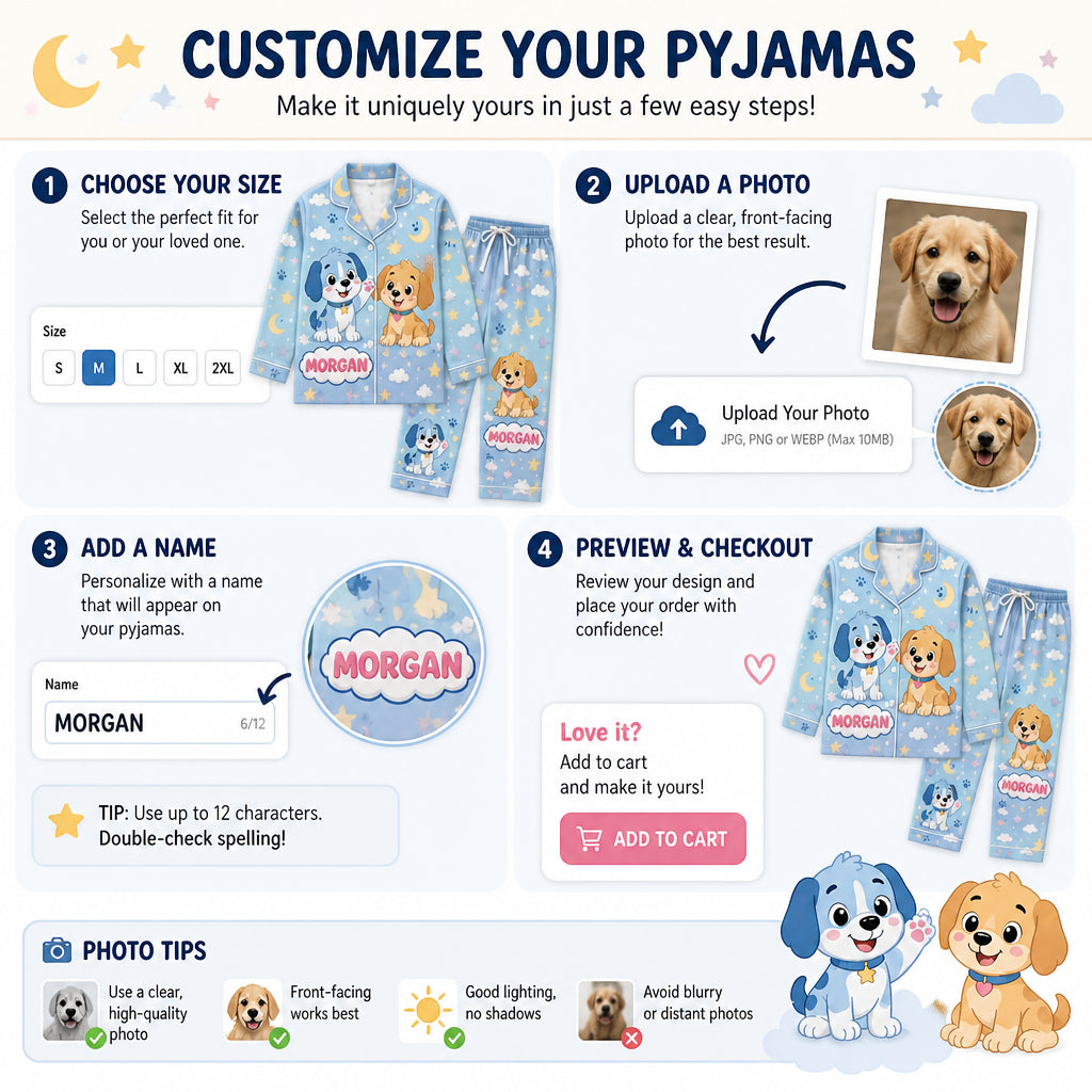 Kids Pastel Puppy Dreams Pajama Set — Personalized Name - Personalized Pyjamas b815c4cd-99a9-4ac0-8733-5f728c8d4d27.jpg