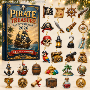 Pirate Treasure Advent Calendar 2026 - 24-Day Festive Countdown, Acrylic Charms Blind Box - Gift For Ocean Lovers, Family & Friends b81da03f-9d89-410c-a8af-7e756ca2d7c1-pirate-text.png