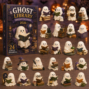 Ghost Library Advent Calendar 2026 - 24-Day Festive Countdown, Acrylic Charms Blind Box - Gift For Family & Friends b825eb8c-82ed-4793-bb5f-25136588b7d9-book-ghost.jpg