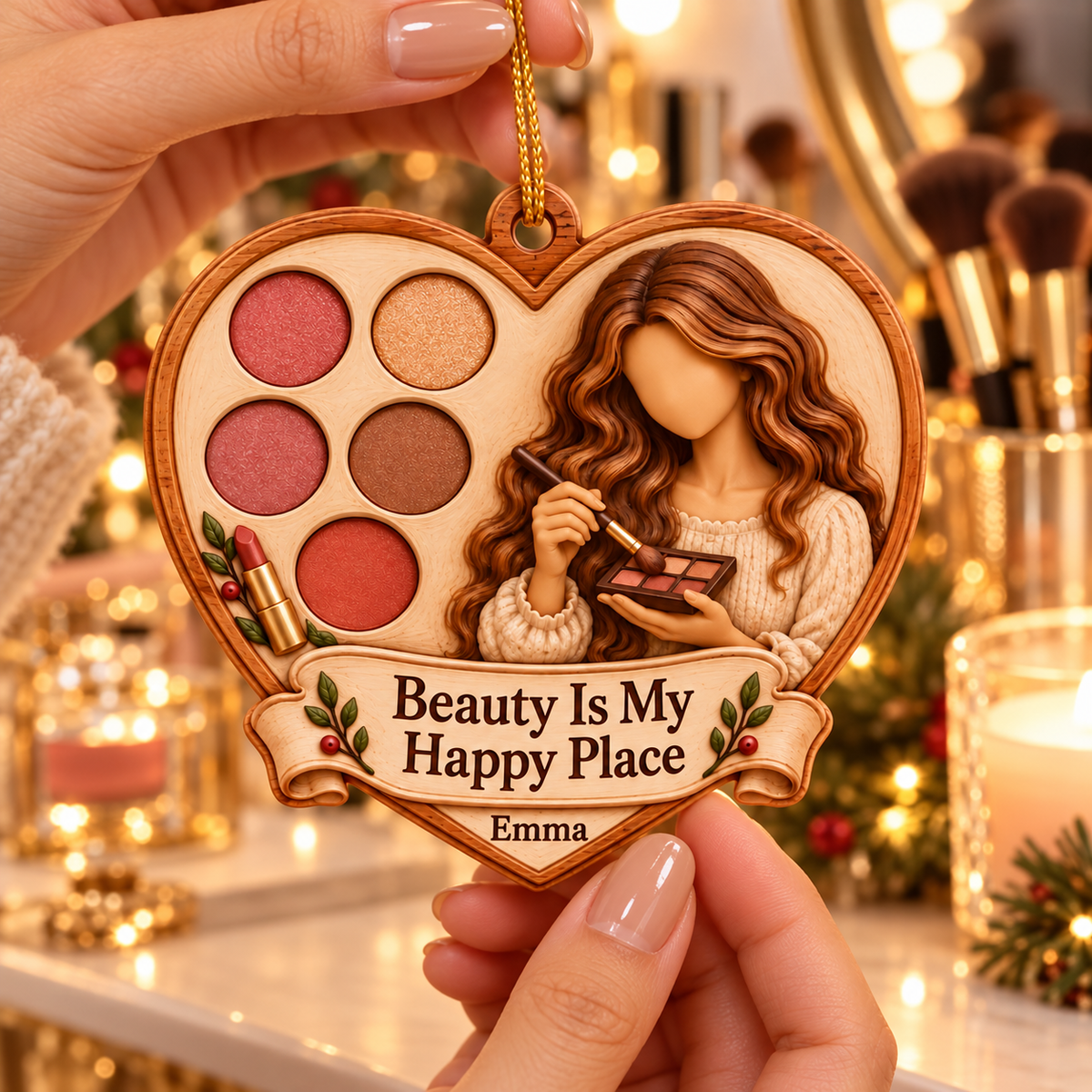 Personalized Makeup Lover Christmas Ornament – Custom Name Heart Keepsake, Beauty Is My Happy Place Gift for Her b827197f-5b62-43d2-b059-e30666674301-Image-Sep-28-2026-01_39_26-PM-4.png
