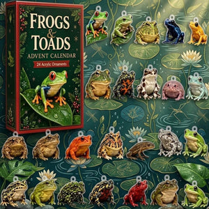 Frog and Toad Advent Calendar 2026, 24Pcs Frog Christmas Tree Ornaments, Xmas Countdown Calendar, Cute Toad Holiday Decor, Frog Lover Gift b83ac93c-9f07-48f2-b242-de1233311f12-il_1588xN.8603078643_bd8r.jpg