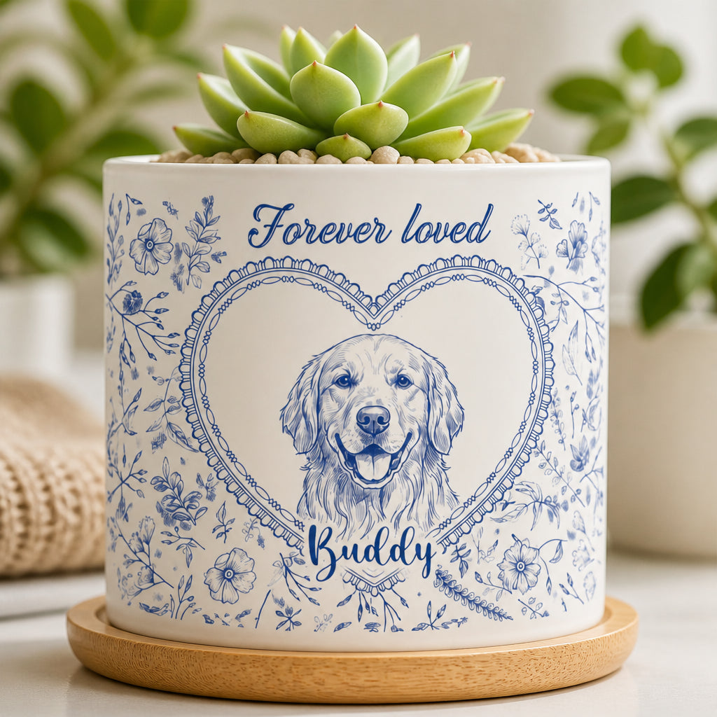 Forever Loved Pet Portrait Planter – Blue Floral Memorial - Personalized Mini Glass Plant Pot b85dfef5-156a-4bd2-96b6-d6f9ce42174c.jpg