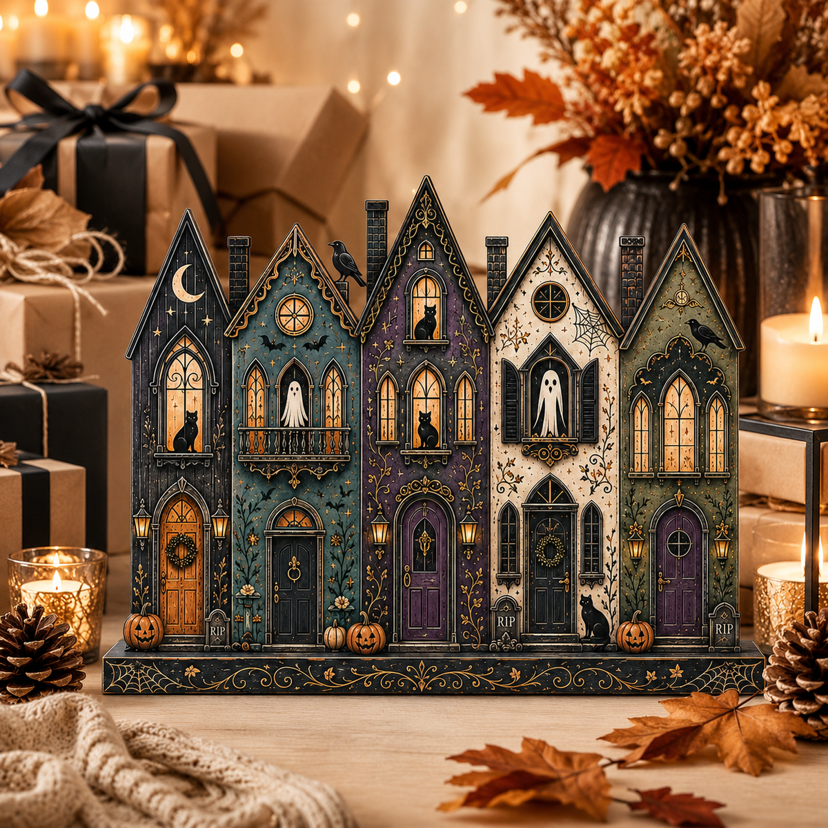 Halloween Haunted House Village Decor, Spooky Gothic House Display with Ghosts, Black Cats & Pumpkins b8c1e6ee-ad04-4aa0-a10e-fea30dbbdaf0-Image-Aug-12-2026-11_20_50-AM-4-.png
