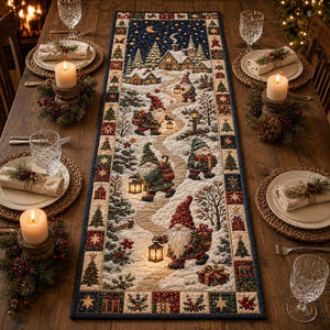 Christmas Quilted Table Runner, Holiday Winter Dining Table Decor, Festive Winter Table Centerpiece, Festive Farmhouse XmasHome Decoration b8d55c13-1e8d-4cfc-9585-b622aff882be-4.jpg