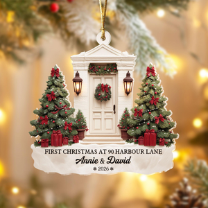 Personalized New Home Christmas Ornament, Our First Christmas in Our New Home, Address Ornament, First Home Ornament, New Home Keepsake b8d7e455-5204-43df-a25d-4da5c18a2084-2.png