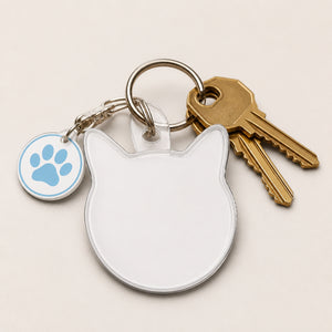 Custom Face/Pet Die‑Cut Acrylic Keychain - Personalized Custom Shape Keychain With Charm (1 Layered) b8de8b46-4656-4bf6-8e25-1499d5ab773e.jpg