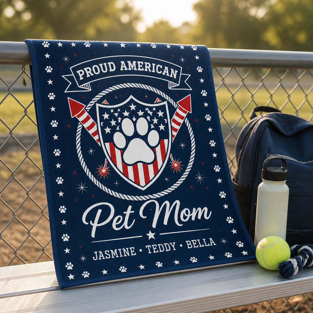 Proud American Pet Mom Names — Patriotic Sport Towel - Personalized Sport Towel b9072057-2212-424b-adb1-2704103d1aa7.jpg