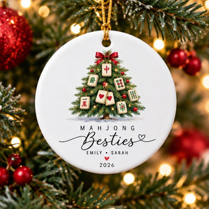 Personalized Mahjong Besties Holiday Ornament – Custom Names Mahjong Christmas Ornament, Friendship Gift for Mahjong Lovers b910b3c2-d1a3-4788-9413-cd7f8edf123a-mahjong_besties_mockup_01_tree.jpg