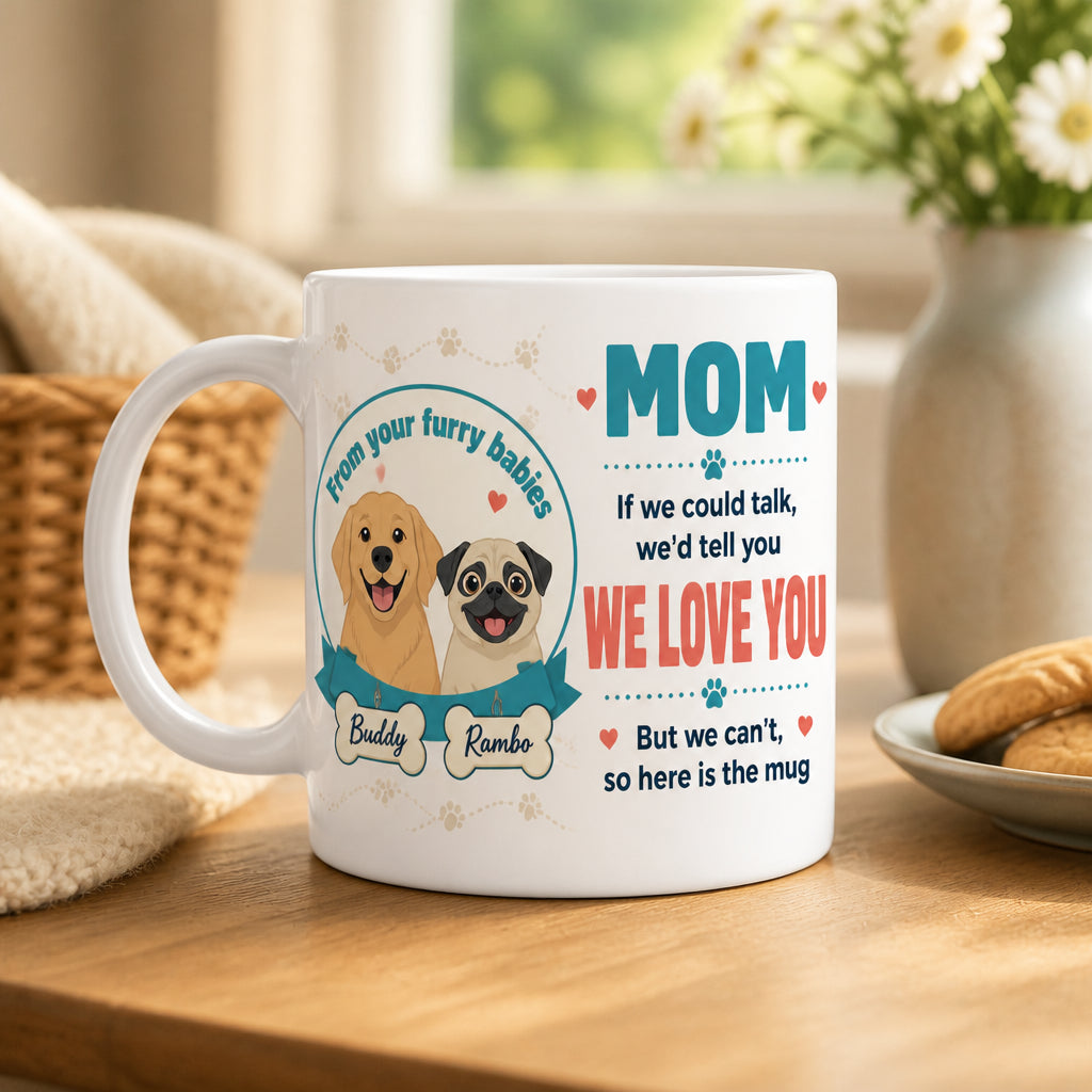 From Your Furry Babies — Mom We Love You Personalized Dog Names Mug - Personalized Mug b915ccb4-7989-4b0a-be44-0dfc82add4f4.jpg