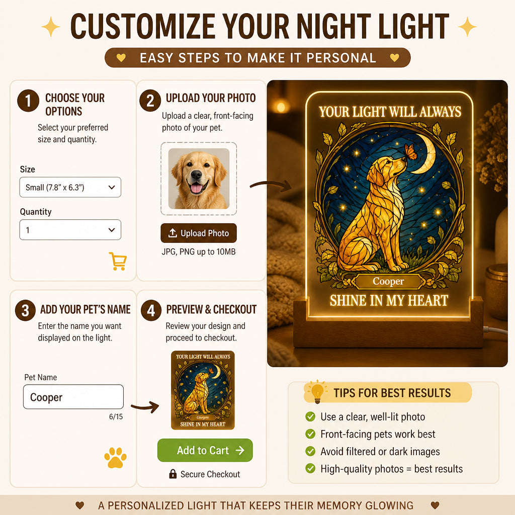 Pet Memorial Acrylic Night Light – Your Light Will Always Shine In My Heart - Personalized Acrylic Night Light b96fd965-d364-4d7e-ab8f-604396c0619d.jpg