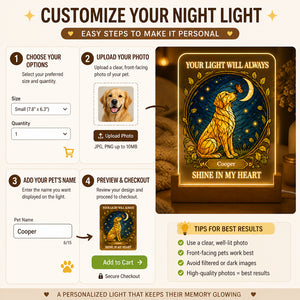Pet Memorial Acrylic Night Light – Your Light Will Always Shine In My Heart - Personalized Acrylic Night Light b96fd965-d364-4d7e-ab8f-604396c0619d.jpg
