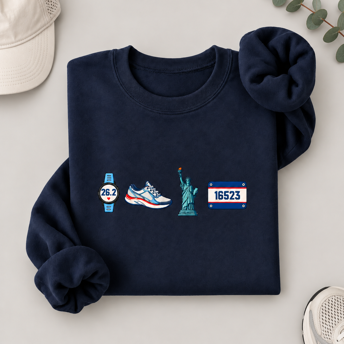 Personalized NYC Running Sweatshirt, Custom Race Bib 26.2 Runner Shirt, New York Finisher Gift, Running Crewneck, Marathon Gift Ideas b9815340-b349-4af7-aa41-5e8f32d945d8--o-n-navy-decor-g-c-t-i-gi-n-2.png