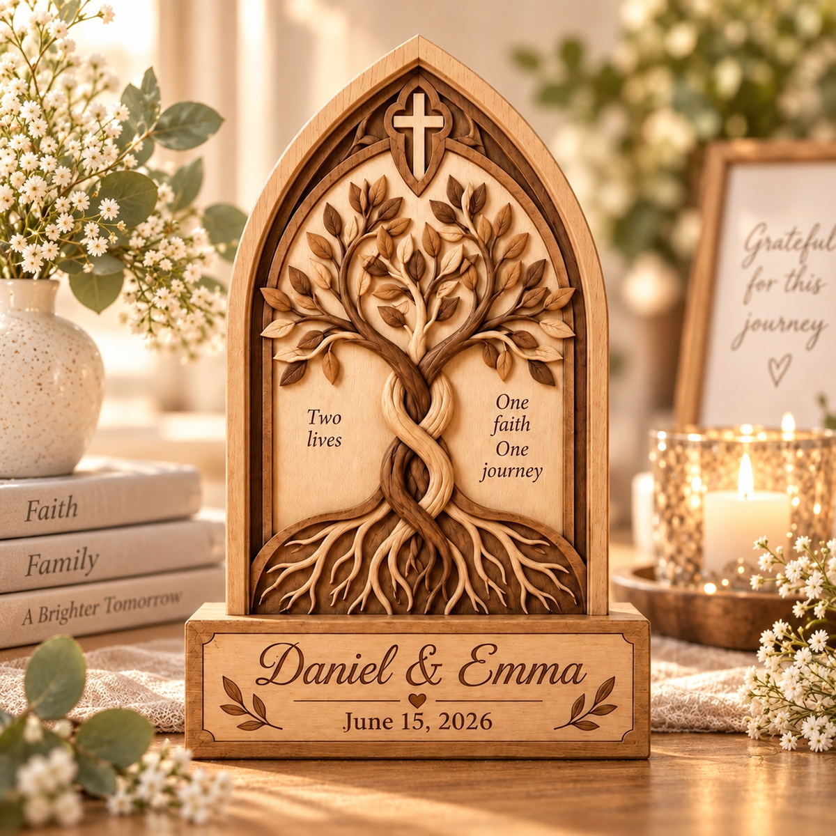 Personalized Christian Wedding Wooden Block Gift. Cord of Three Strands for Couple, Ecclesiastes 4:12 Marriage Keepsake Religious Wedding b9addd35-99b7-42f9-900d-9fba85ef396a-fe4ecadc-88db-46f6-8e12-1b582bf865f1.png