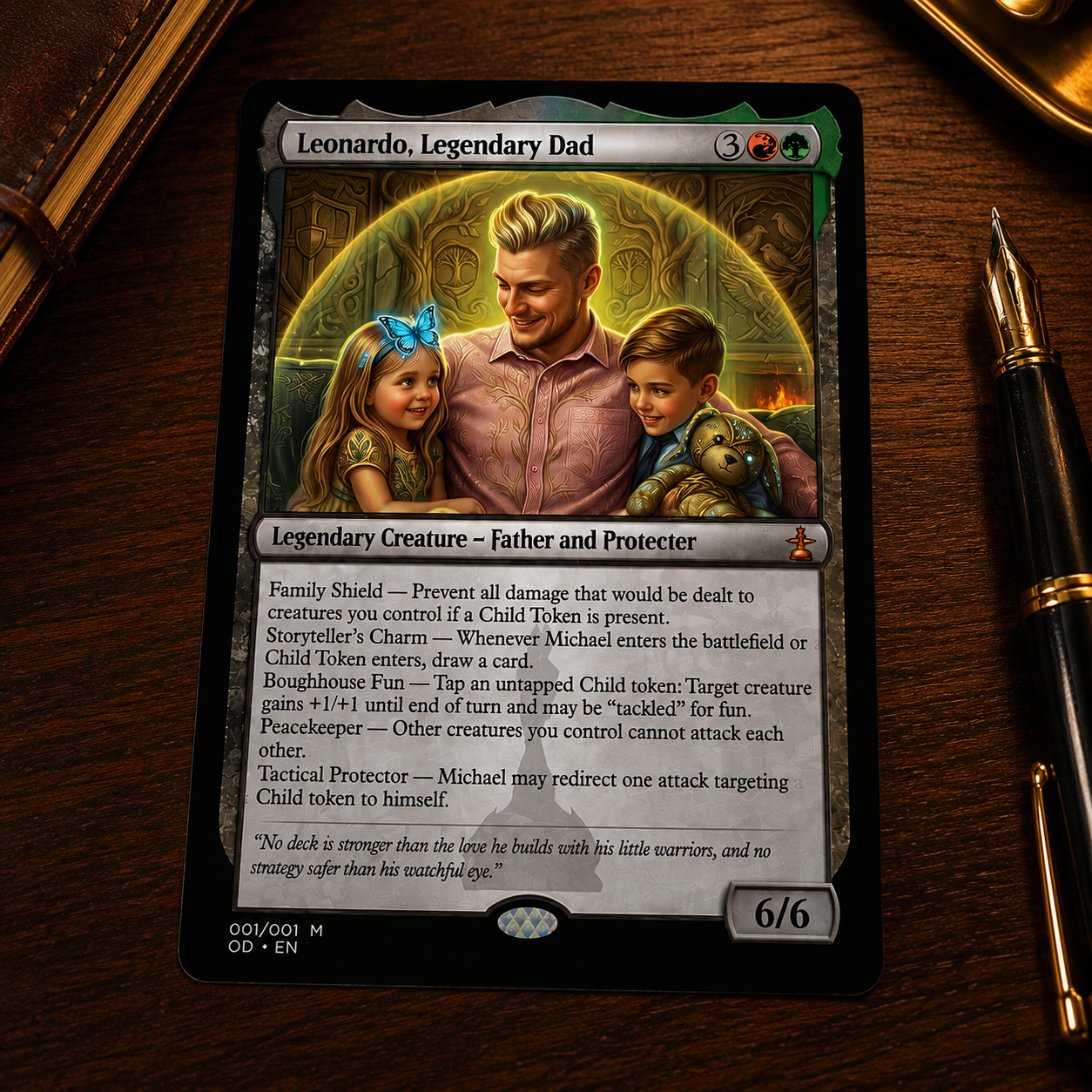 father's day mtg card Pride main image 1