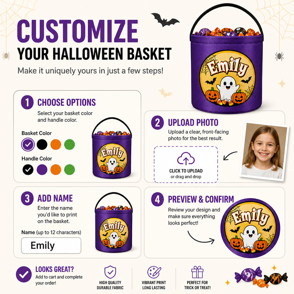 Personalized Halloween Treat Bucket – Moon & Ghost Name Badge - Personalized Halloween Fabric Basket b9e73cd4-5ef1-4f3b-bcb9-552861d541c2.jpg