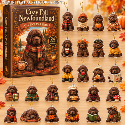 Cozy Fall Newfoundland Advent Calendar 2026 - 24-Day Festive Countdown, Acrylic Charms Blind Box - Gift For Newfoundland Lovers b9f58179-5d8f-42fe-8794-1866a2cc2437-newfoundland-text.png