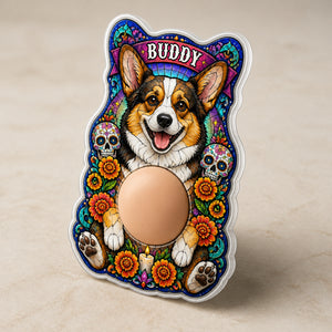 Personalized Día de los Muertos Pet Portrait Acrylic Fridge Magnet - Personalized Acrylic Refrigerator Magnet - Soft Rubber Belly b9f7c9e2-50d0-412b-a4a7-82c9a9e7117f.jpg