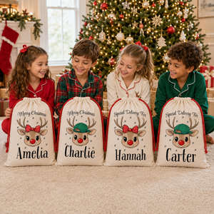 Reindeer Kid's Santa Sack: Custom Kid's Santa Gift Sack for Christmas Presents Bag b9fcc40b-5c8b-44cc-9dbb-dfbd1417f996-3.png