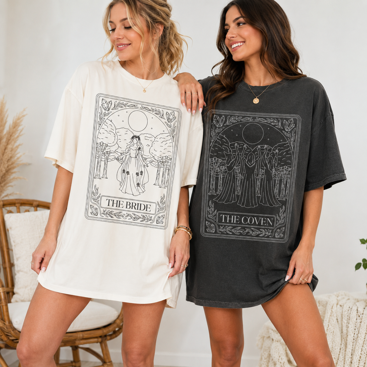 Custom Witchy Bachelorette Shirt, Tarot card Celestial Bach, Halloween Bachelorette Party Shirt, Witchy Shirt, Bride and Coven Wedding tee ba21db60-3fe3-45dc-a020-95b50556c7da-1dfb10a2-1515-475b-92f7-94695227f96d.png