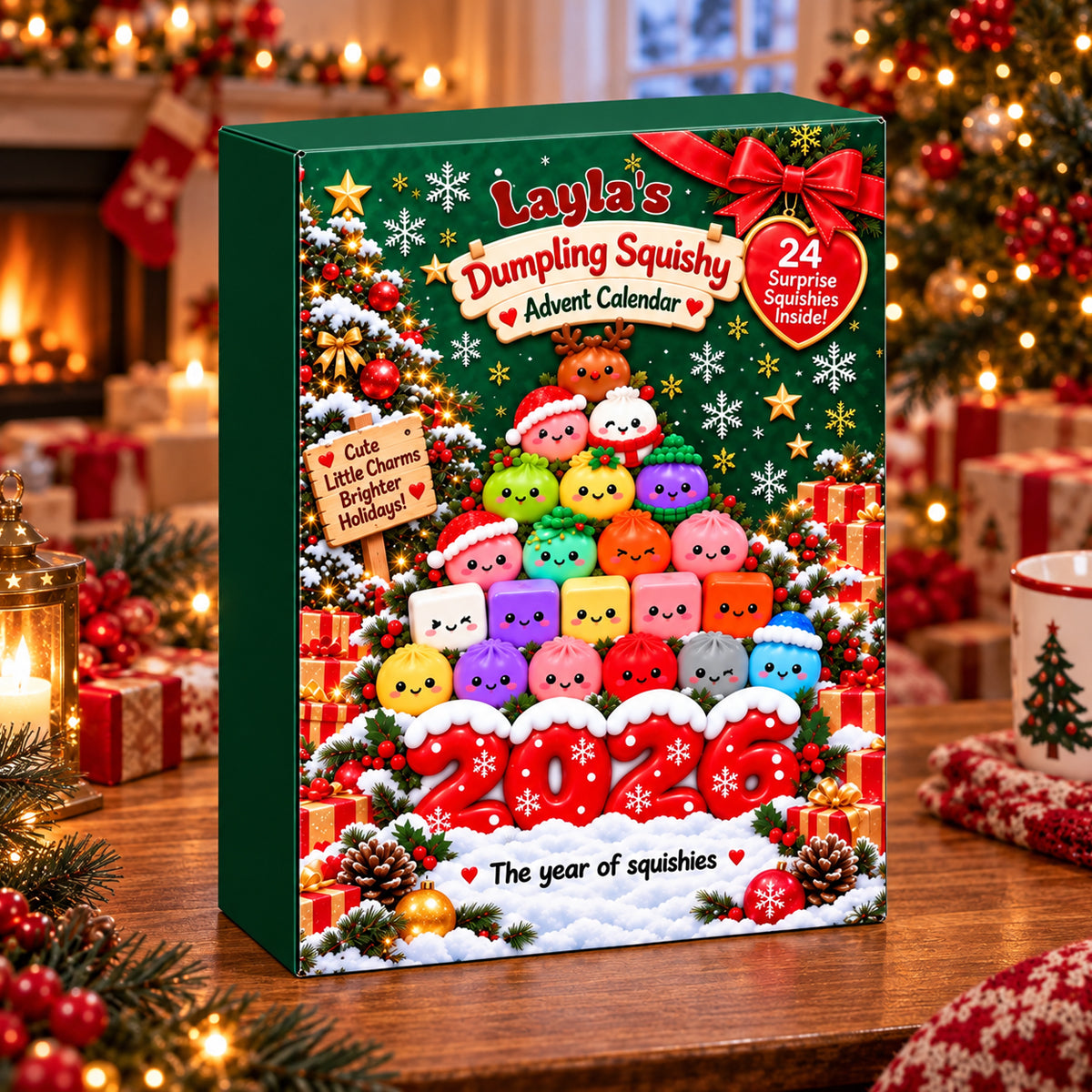 Merry Dumpling Countdown - Personalized Dumpling Advent Calendar - Real Silicone Mini Dumpling Squishies ba2834e8-3786-496b-9e75-df0cb6b7fd71-mk-3.jpg