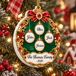 The Royal Family - Personalized Real 3D Raised Ornament ba3d8955-ca01-41a4-9250-7c8777de2d2c-4.png