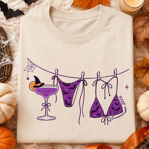 Retro Preppy Summerween Bikini Shirt, Summer Halloween T-Shirt, Halloween Funny Halloween Bikini Tee, Halloween Shirt ba3df7ff-5690-4d2a-9f96-56d8d734651b-1.jpg