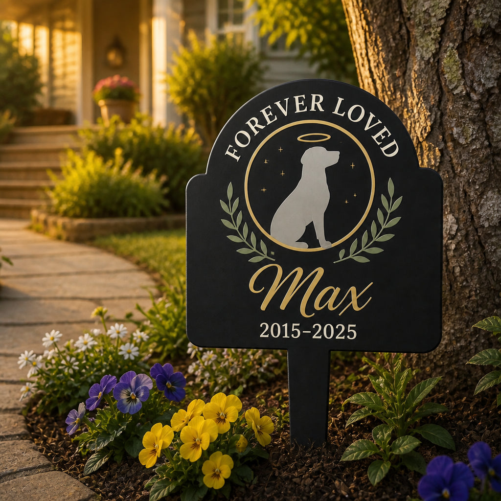 Forever Loved Pet Memorial Yard Sign – Name & Years - Personalized Yard Sign ba58f62a-0321-41d7-8e64-b532ddb9893d.jpg