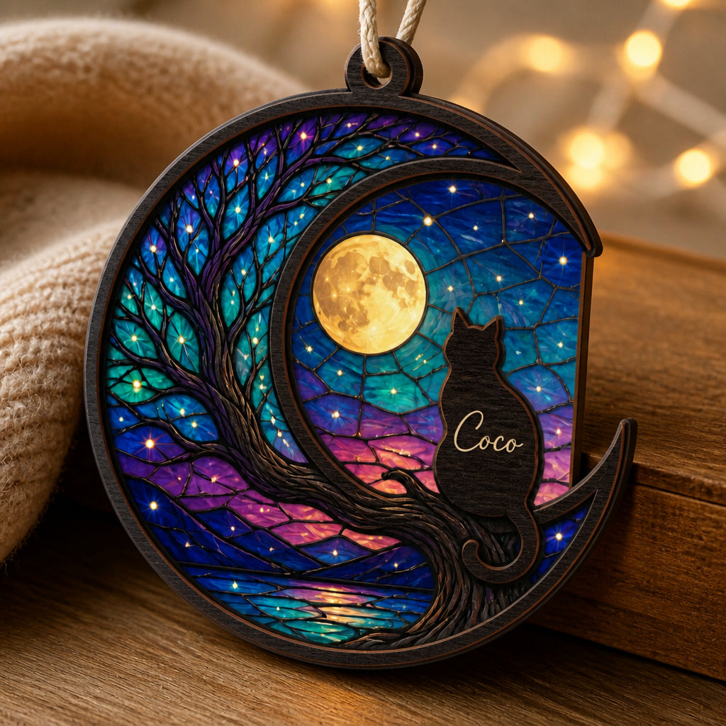Personalized Stained-Glass Cat Ornament – Custom Pet Name - Personalized 3-Layered Wood Ornament ba5d6ed5-6ba1-4b8f-a7ab-5499483d6158.jpg