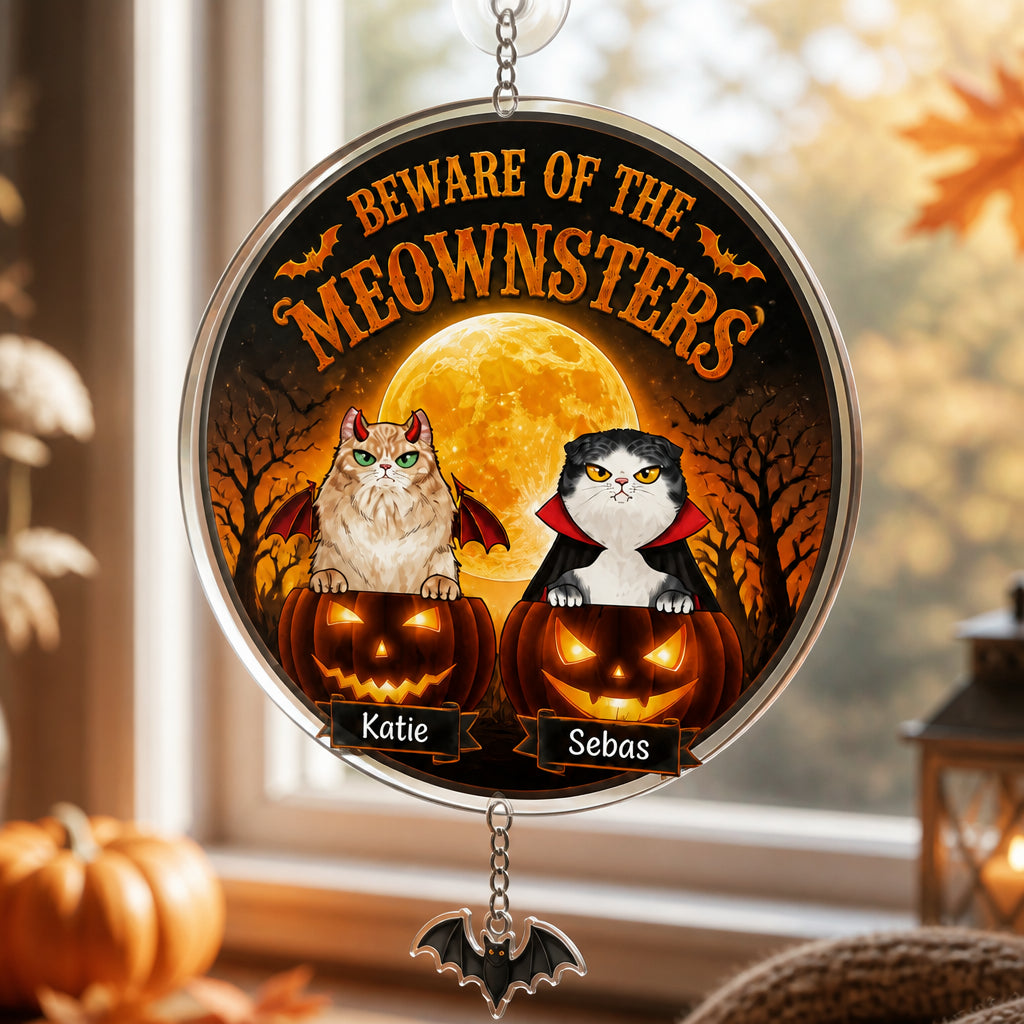 Halloween Meownsters Custom Pet Portrait Garden Flag - Personalized 1 Layered Suncatcher with Charm ba6f60b6-c64e-4ea8-b010-134774de5c43.jpg