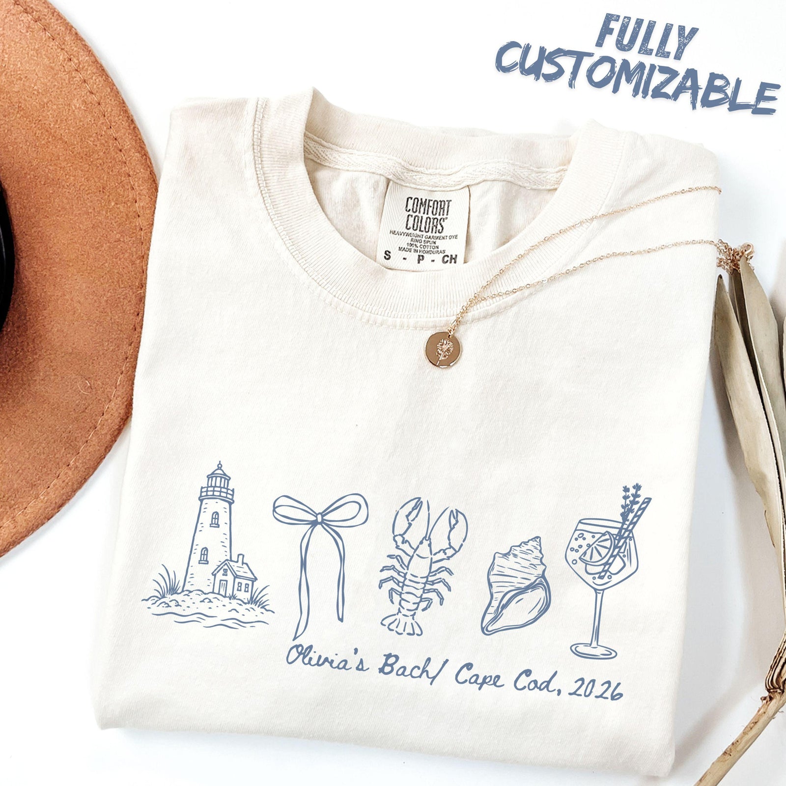 Cape Cod Bachelorette Shirt, Coastal Bride Tee, New England Bach Party, Lobster Lighthouse Comfort Colors T-Shirt ba7200cd-b4ca-4d29-a17d-5b3540d618cb-1.jpg