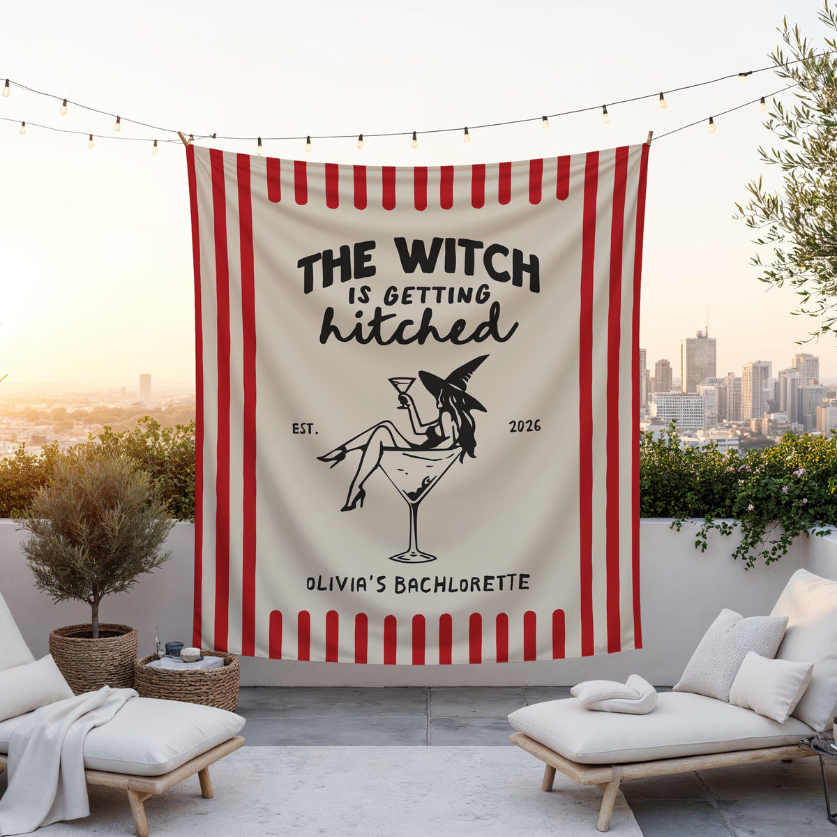 Witch Bachelorette Banner Halloween Witch Is Getting Hitched Tapestry Personalized Bachelorette Sign Decor Bachelorette Backdrop Skeleton ba79bcf1-0aab-459c-831e-d9be51592969-5.jpg