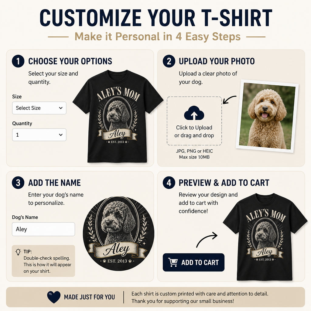 Custom Pet Parent Cameo Tee – {Pet Name}'s Mom/Dad • Est. {Year} - Personalized T-shirt bac0ce9b-e8a4-4ad6-8bcc-8a93990d4f17.jpg
