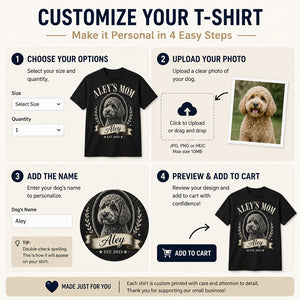 Custom Pet Parent Cameo Tee – {Pet Name}'s Mom/Dad • Est. {Year} - Personalized T-shirt bac0ce9b-e8a4-4ad6-8bcc-8a93990d4f17.jpg
