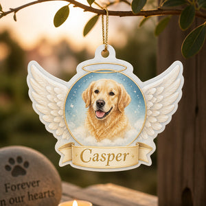 Angel Wings Pet Memorial Photo Ornament (Shape-Cut) – Upload Your Pet Photo - Personalized Shape Ornament bad2f691-7bb3-4c3b-bc2e-e4baf08bcc2a.jpg