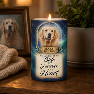 Pet Memorial Candle – Forever In My Heart (Photo + Name + Years) - Personalized Candle badf14b8-2e5a-4cce-9aab-2169cf43474c.jpg