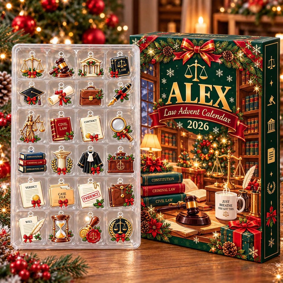 Lawyer Advent Calendar 2026, 24 Days Christmas Countdown, Law Student Gift, Attorney Ornament Set, Legal Christmas Decor, Lawyer Gift baff0b24-7efc-471f-b36b-83033eb3115a-il_1588xN.8644299325_i9j6.jpg