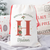 Personalized Elf Santa Sack for Boys, Santa's Helper Christmas Gift Bag, Custom Initial Name Special Delivery, North Pole Holiday Gift Wrap