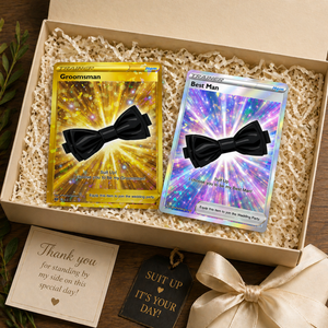 Groomsman PKM Card, Best Man PKM Card, Custom PKM Card, Groomsman I choose you card, PKM Wedding Party Gift, Officiant