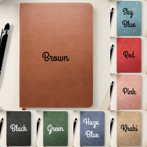 Brilliant Ideas I Had While Drinking - Personalized Leather Journal - Gift For Writer, Office Gift, Gift For Friends