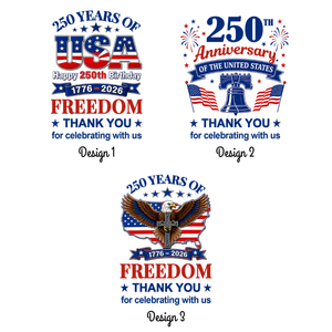 Personalized 250th Anniversary of America Frosted Plastic Cups, Custom USA Freedom Party Cups with Name