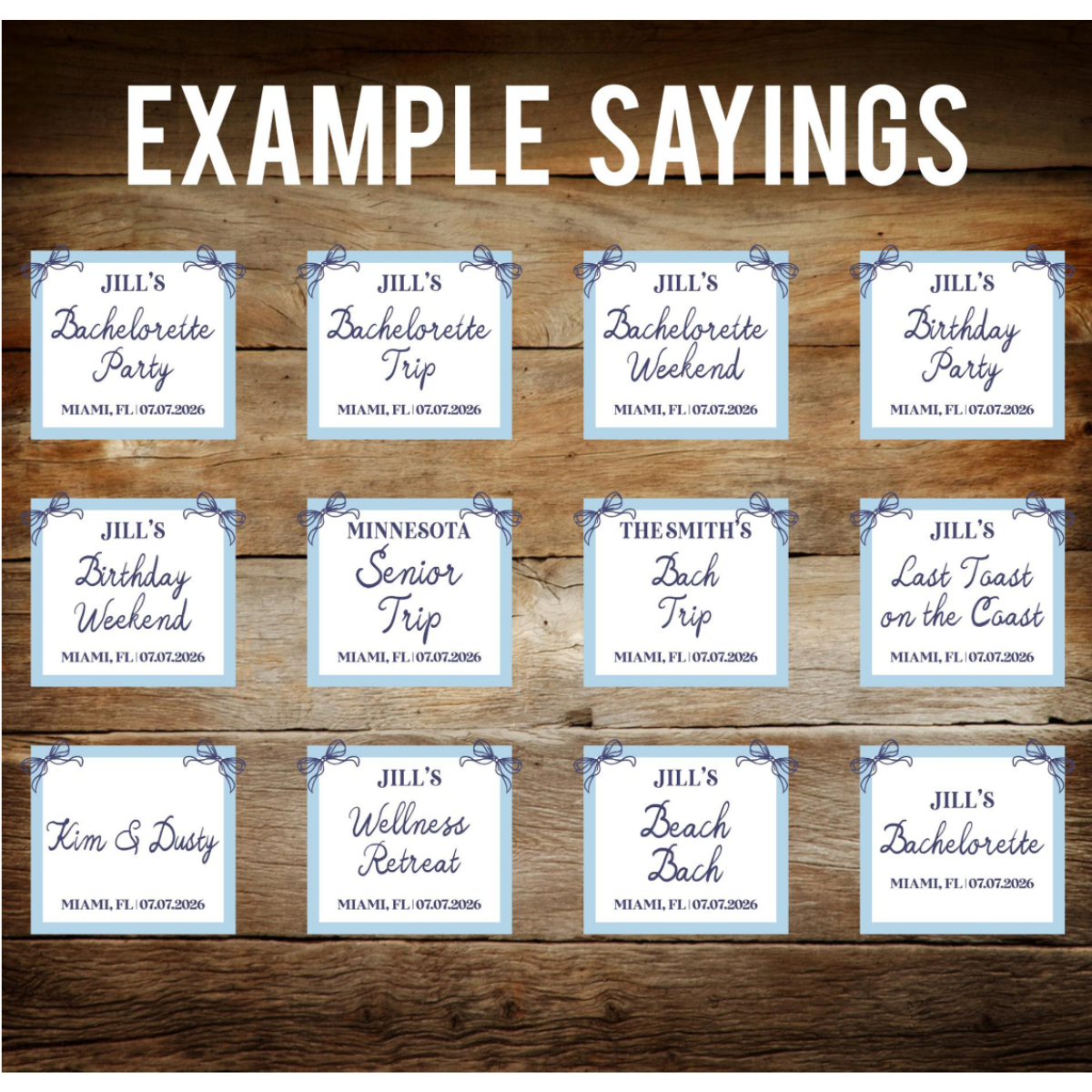 Personalized Beach Bachelorette Can Cooler, Coastal Bridal Party Favor, Custom Drink Holder